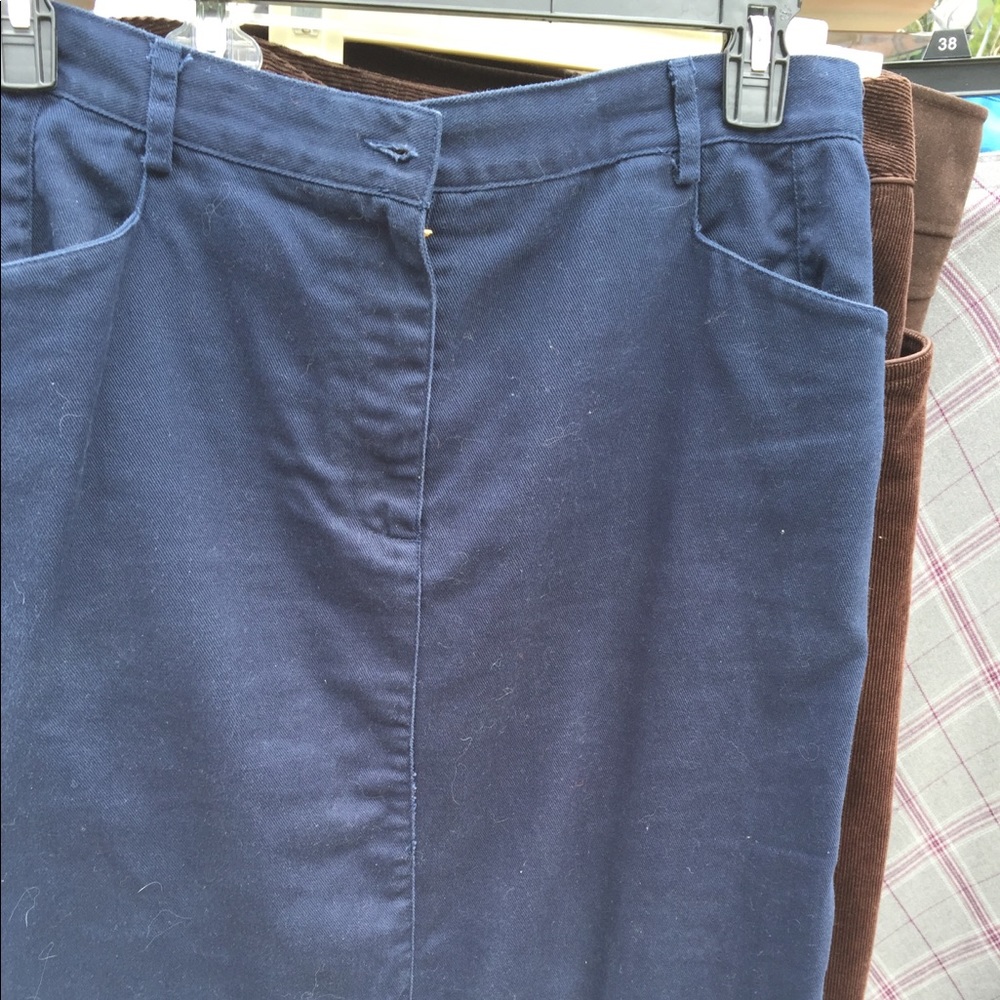 Navy skirt
